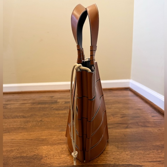 STAUD- Diamond Leather Tote NWT - Picture 4 of 9